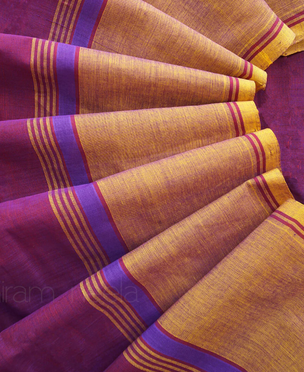 Purple & yellow Koorainadu